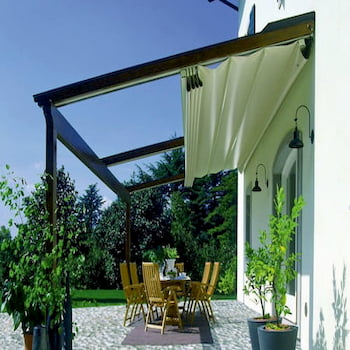 Пергола примыкающая